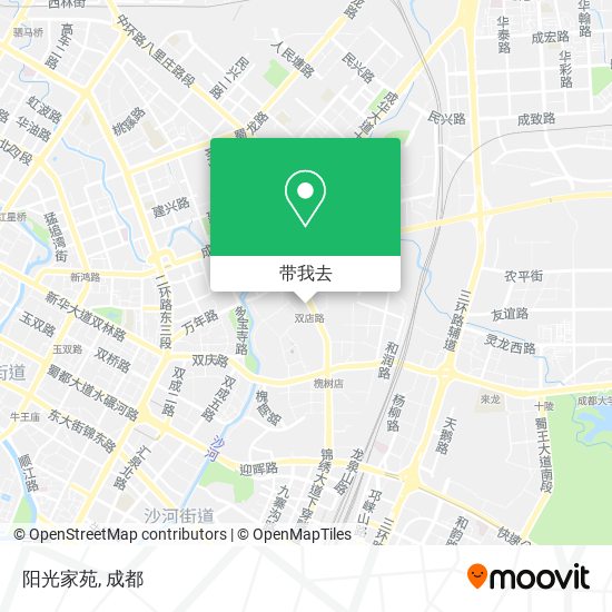 阳光家苑地图