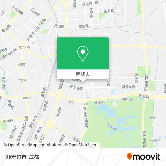 顺宏超市地图