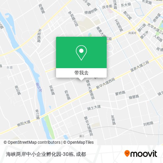 海峡两岸中小企业孵化园-30栋地图
