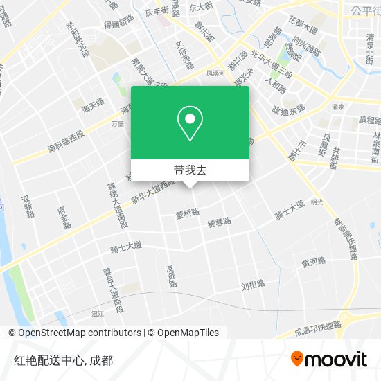 红艳配送中心地图