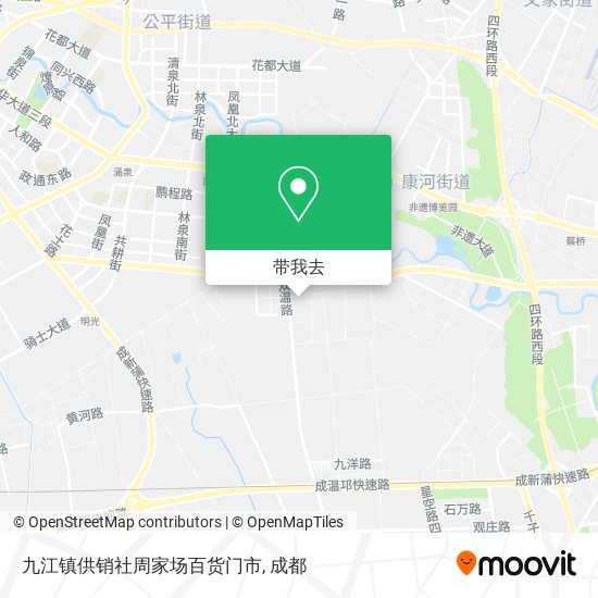 九江镇供销社周家场百货门市地图