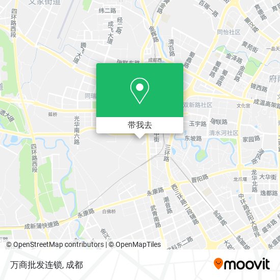 万商批发连锁地图
