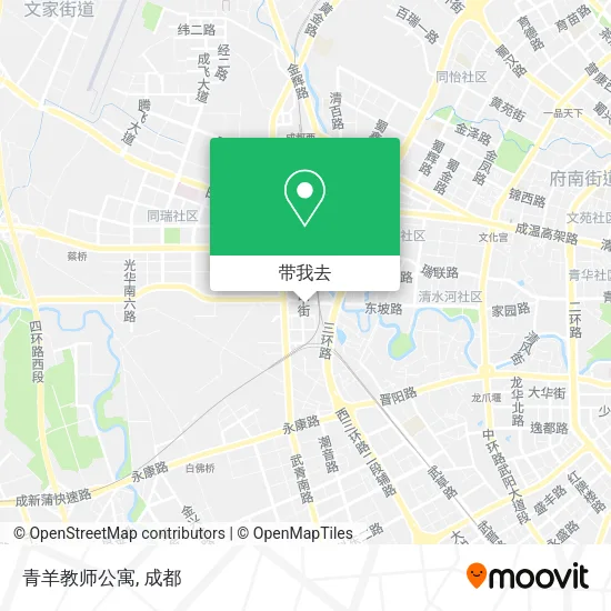 青羊教师公寓地图