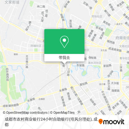 成都市农村商业银行24小时自助银行(培风分理处)地图