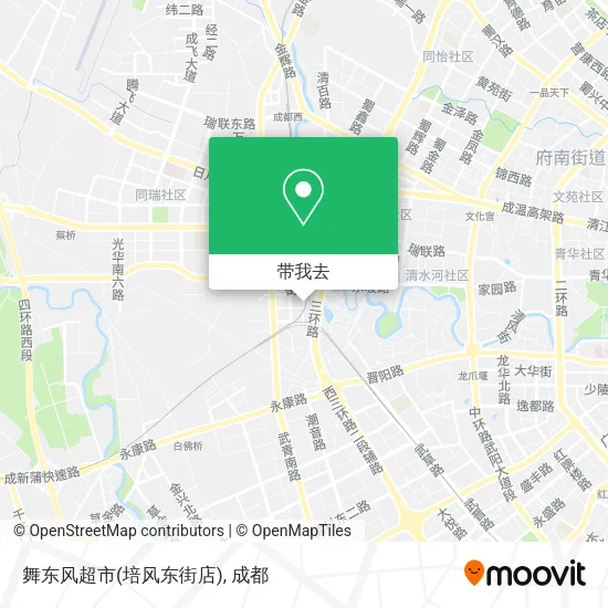舞东风超市(培风东街店)地图