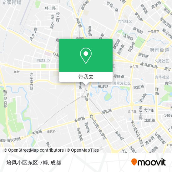 培风小区东区-7幢地图
