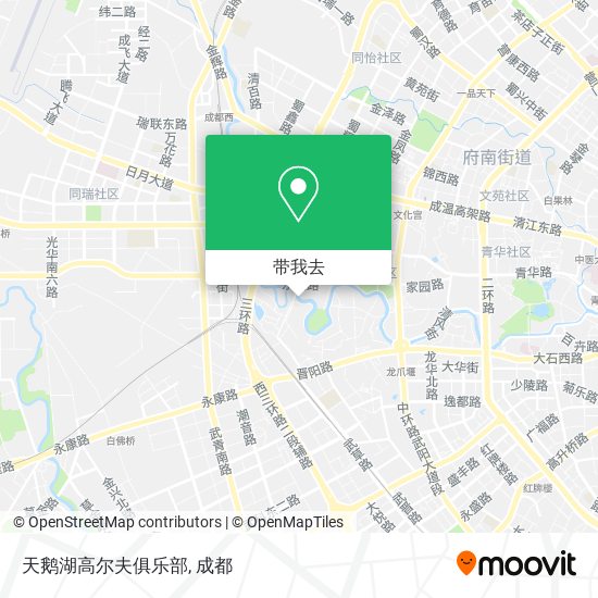 天鹅湖高尔夫俱乐部地图