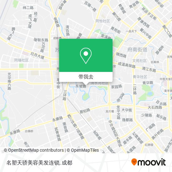 名塑天骄美容美发连锁地图