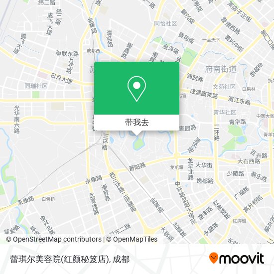 蕾琪尔美容院(红颜秘笈店)地图