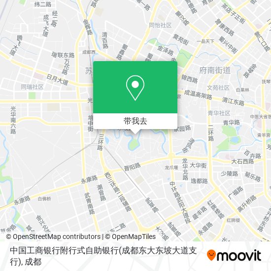 中国工商银行附行式自助银行(成都东大东坡大道支行)地图