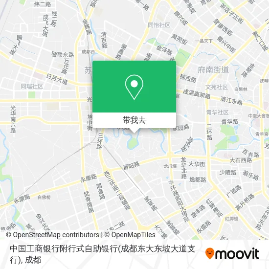 中国工商银行附行式自助银行(成都东大东坡大道支行)地图