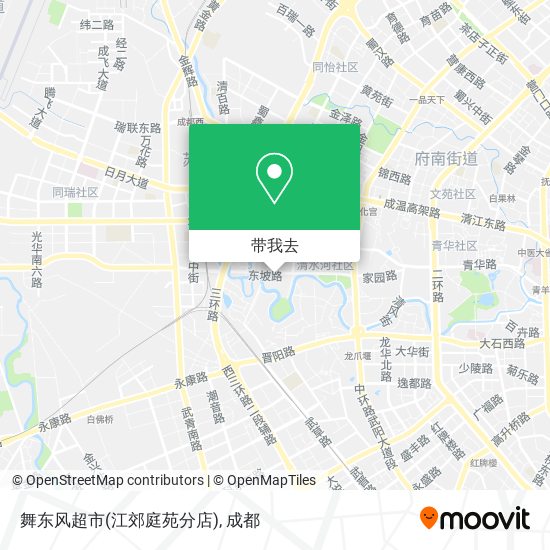 舞东风超市(江郊庭苑分店)地图