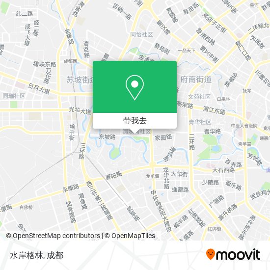 水岸格林地图