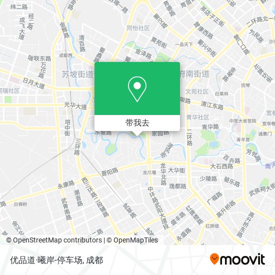 优品道·曦岸-停车场地图