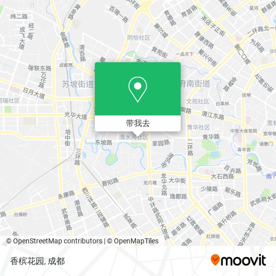 香槟花园地图