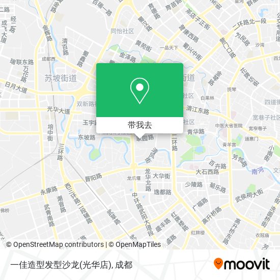 一佳造型发型沙龙(光华店)地图