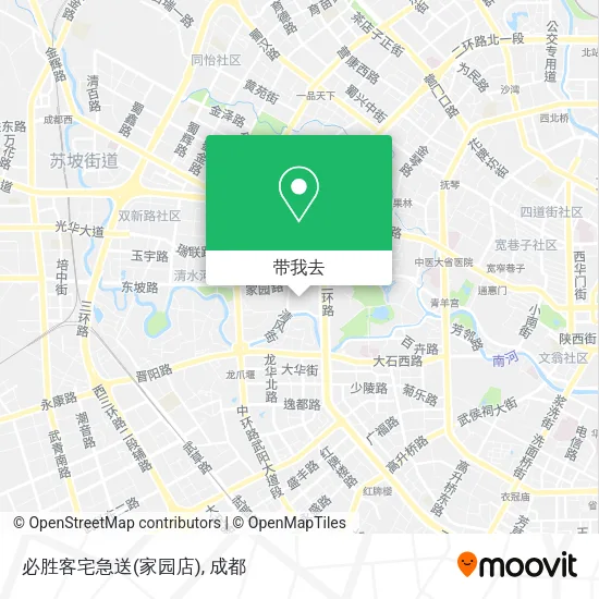 必胜客宅急送(家园店)地图