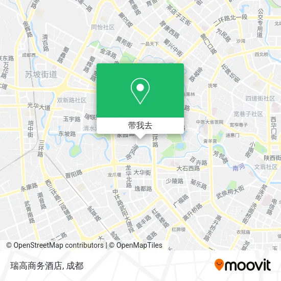 瑞高商务酒店地图