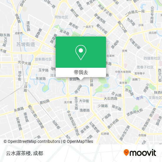 云水露茶楼地图