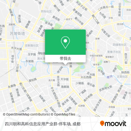 四川朝和高科信息应用产业群-停车场地图