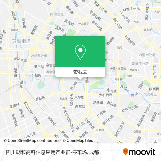 四川朝和高科信息应用产业群-停车场地图