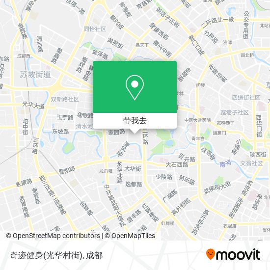 奇迹健身(光华村街)地图