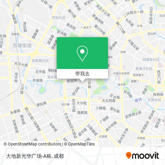 大地新光华广场-A栋地图