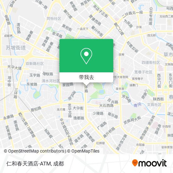 仁和春天酒店-ATM地图