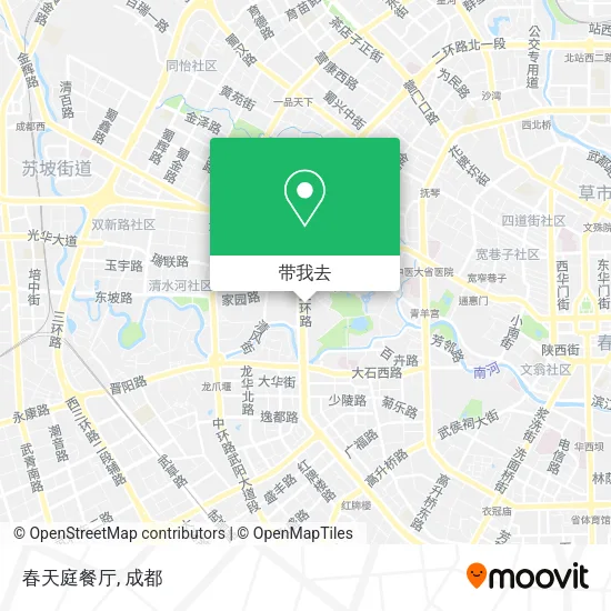 春天庭餐厅地图
