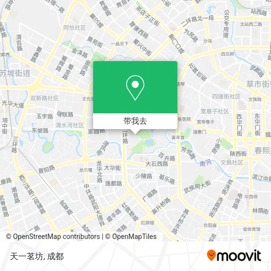 天一茗坊地图