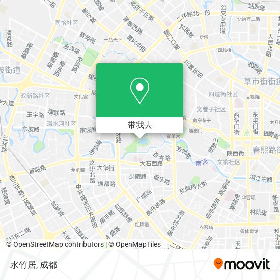 水竹居地图