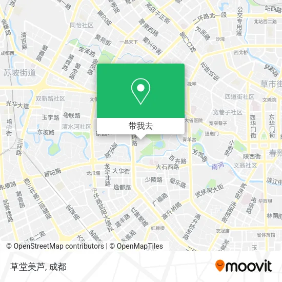 草堂美芦地图