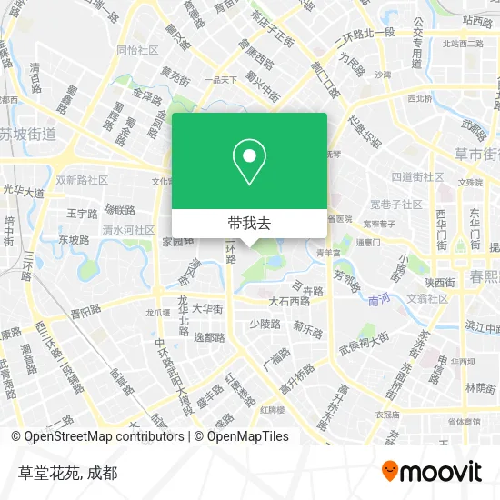 草堂花苑地图