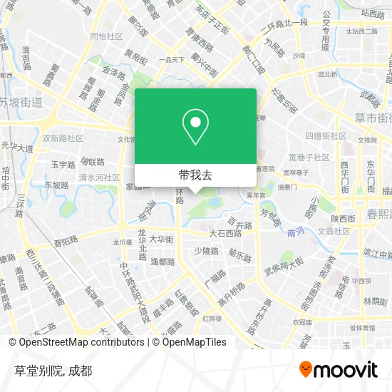 草堂别院地图
