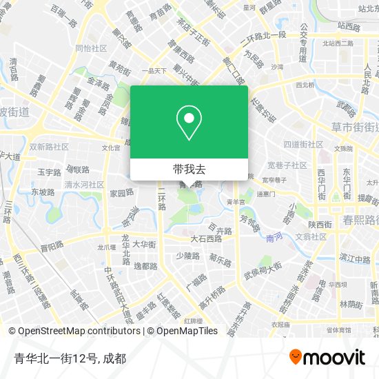 青华北一街12号地图