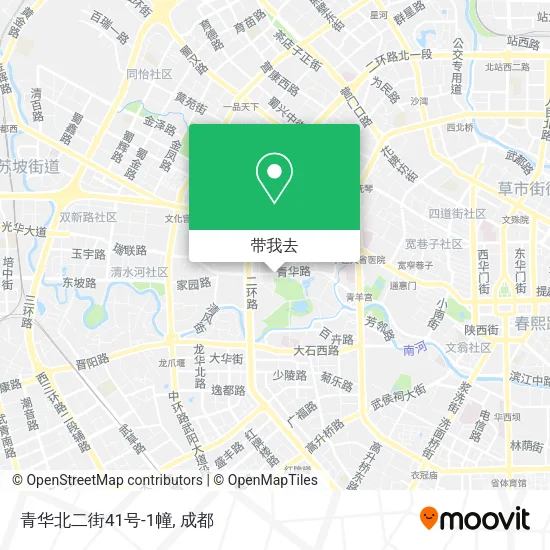 青华北二街41号-1幢地图