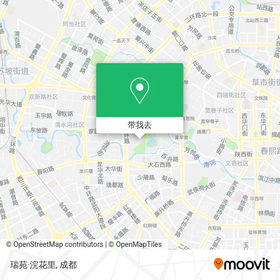 瑞苑·浣花里地图