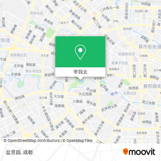盆景园地图