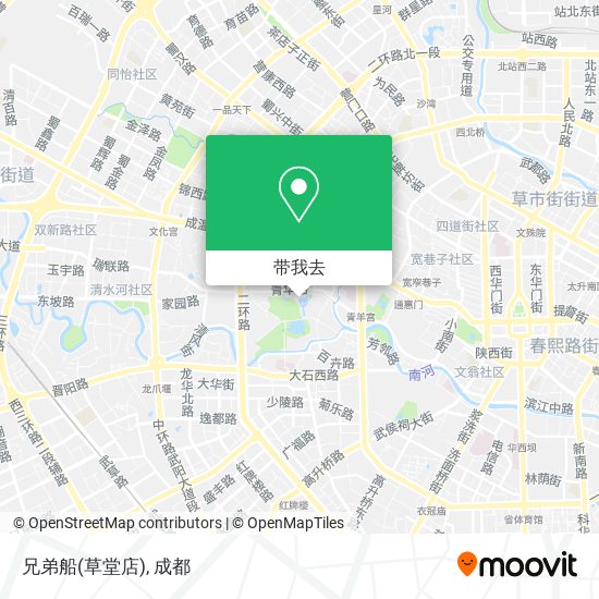 兄弟船(草堂店)地图