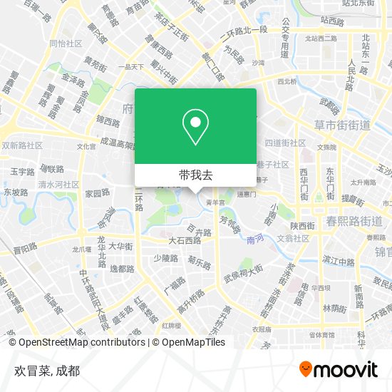 欢冒菜地图