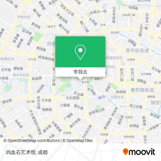 鸡血石艺术馆地图