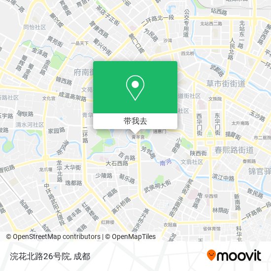 浣花北路26号院地图