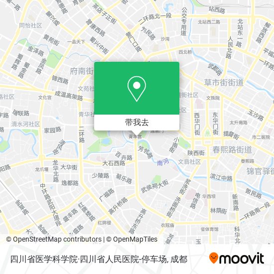 四川省医学科学院·四川省人民医院-停车场地图