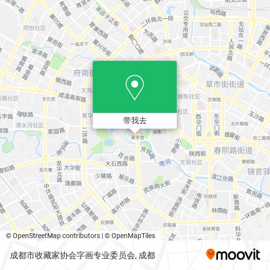 成都市收藏家协会字画专业委员会地图