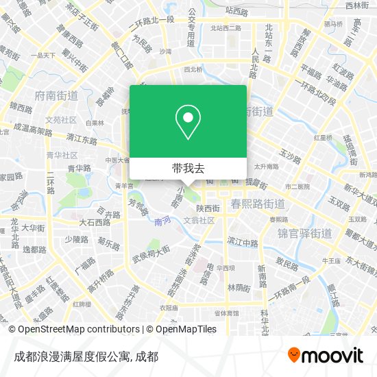 成都浪漫满屋度假公寓地图