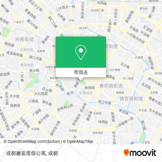 成都邂逅度假公寓地图