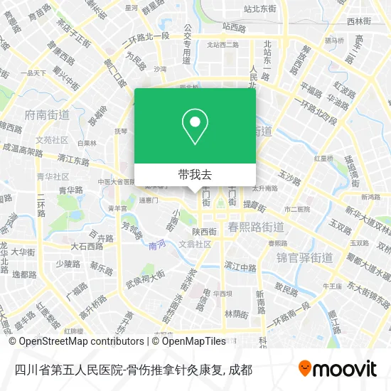 四川省第五人民医院-骨伤推拿针灸康复地图