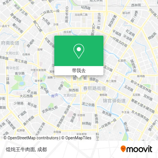 馄饨王牛肉面地图
