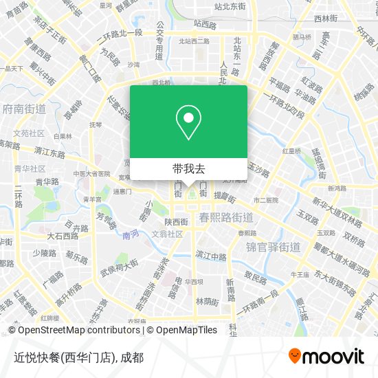 近悦快餐(西华门店)地图