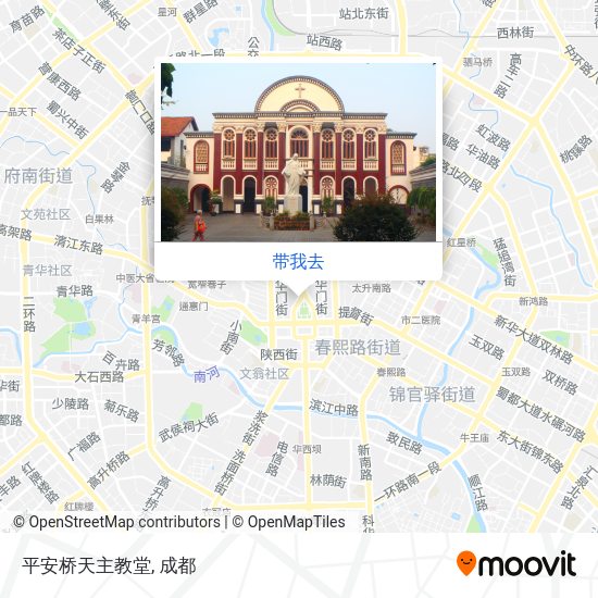 平安桥天主教堂地图